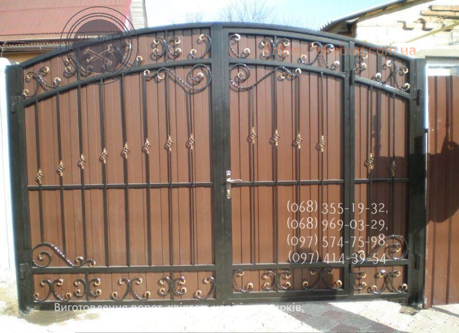 ковані паркани,  паркани на замовлення,  металоконструкції,  вироби 
